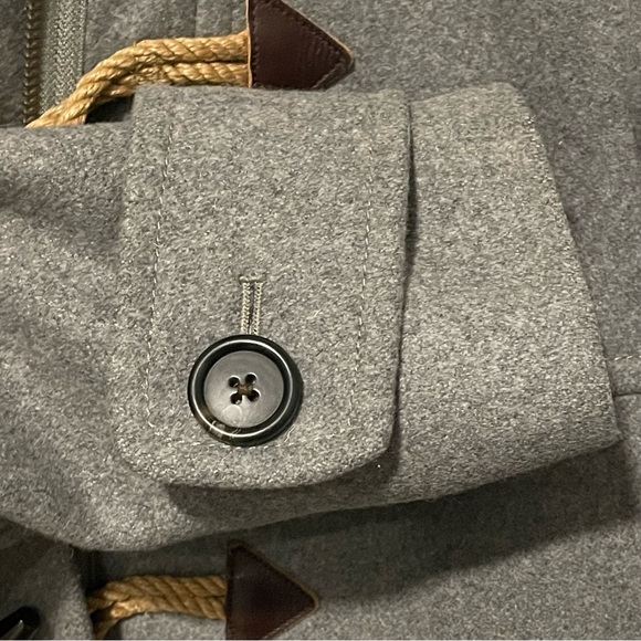 **GETTING DONATED!! SEND OFFER**J. CREW Melton Wool Coat with Toggles, LIKE NEW! - Picture 6 of 8